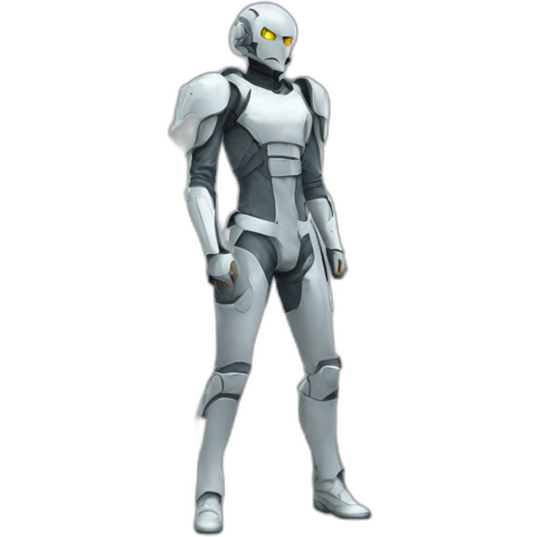 futuristic Phantom Infiltration armored pants ghost effect emoji