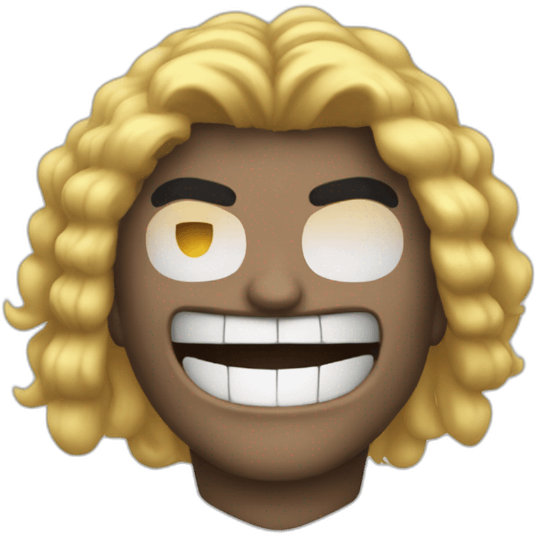 Happy birthday heavy metal emoji