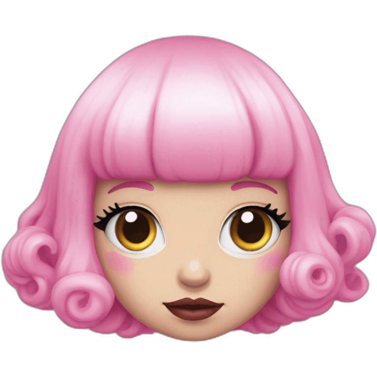 Melanie Martinez portals pink alien emoji