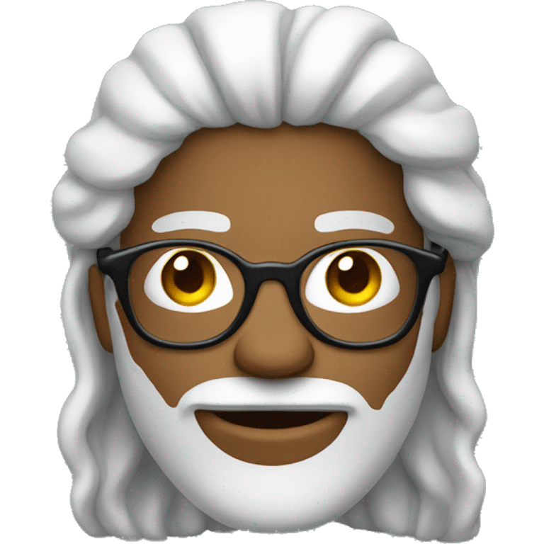 Hippie guy with glasses emoji