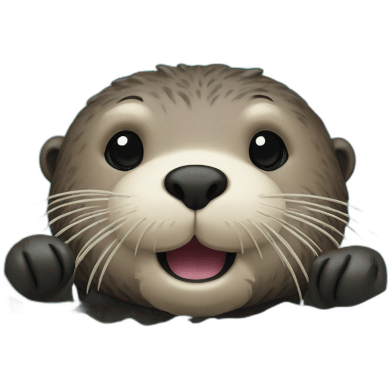 sea otter emoji