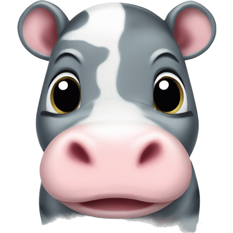 Moo deng baby hippo emoji