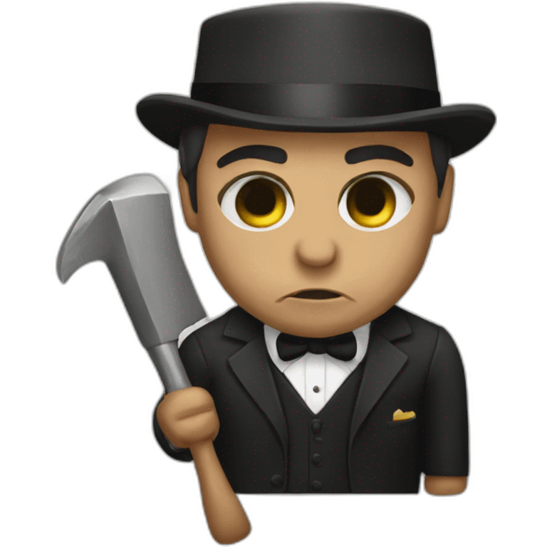 the godfather with ax  emoji