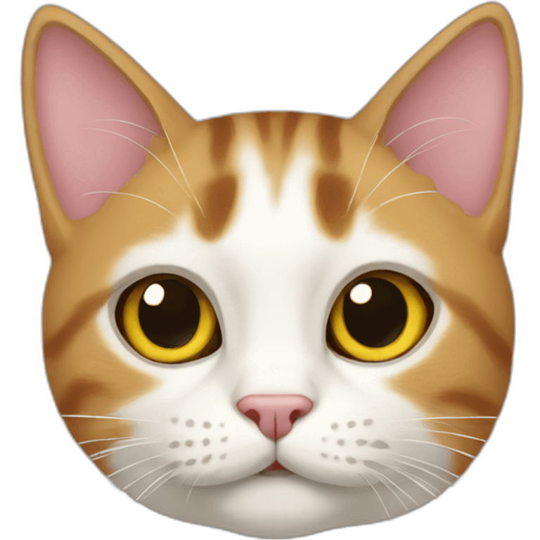 cat whit lends emoji