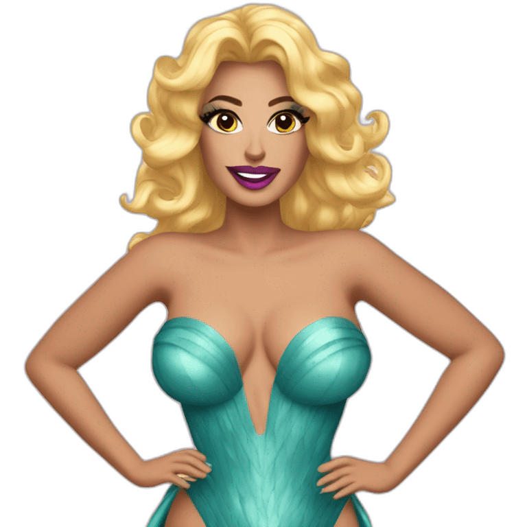 Drag queen Aphrodite Heaven emoji