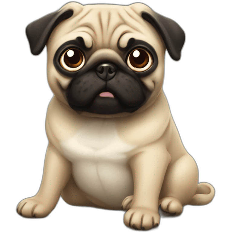 pug gaming emoji