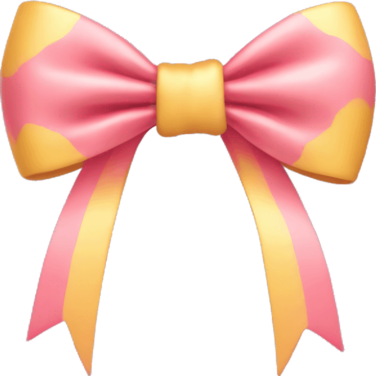 Coquette bow emoji