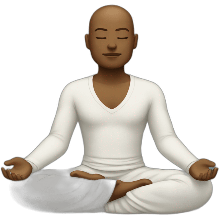 meditate emoji