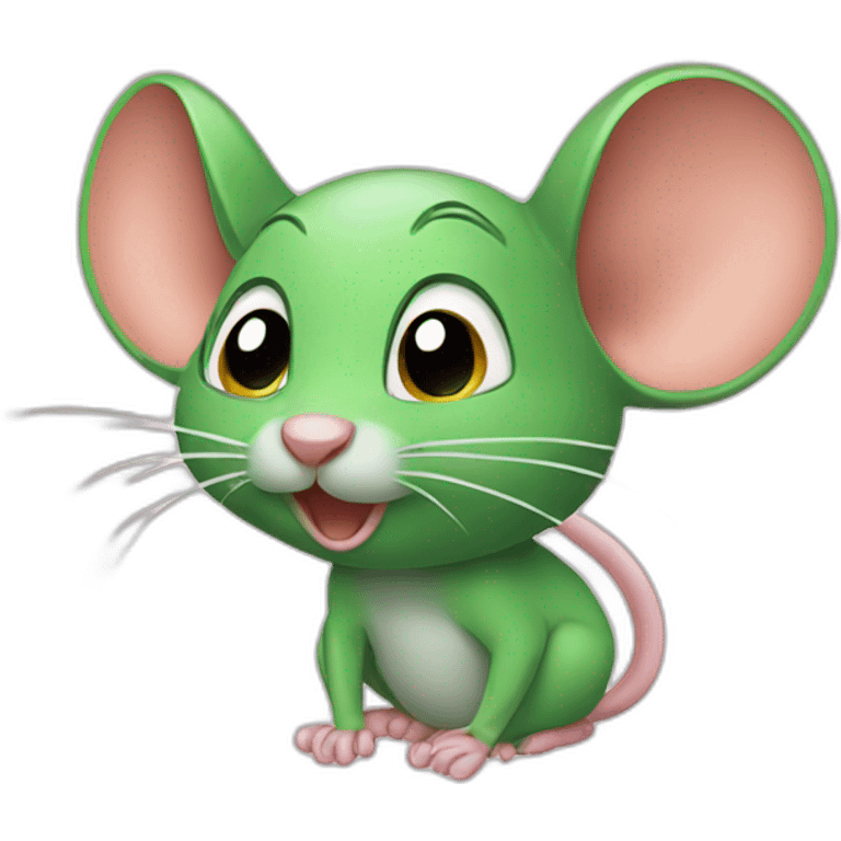 green mouse emoji