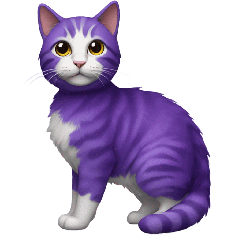 purple cat emoji