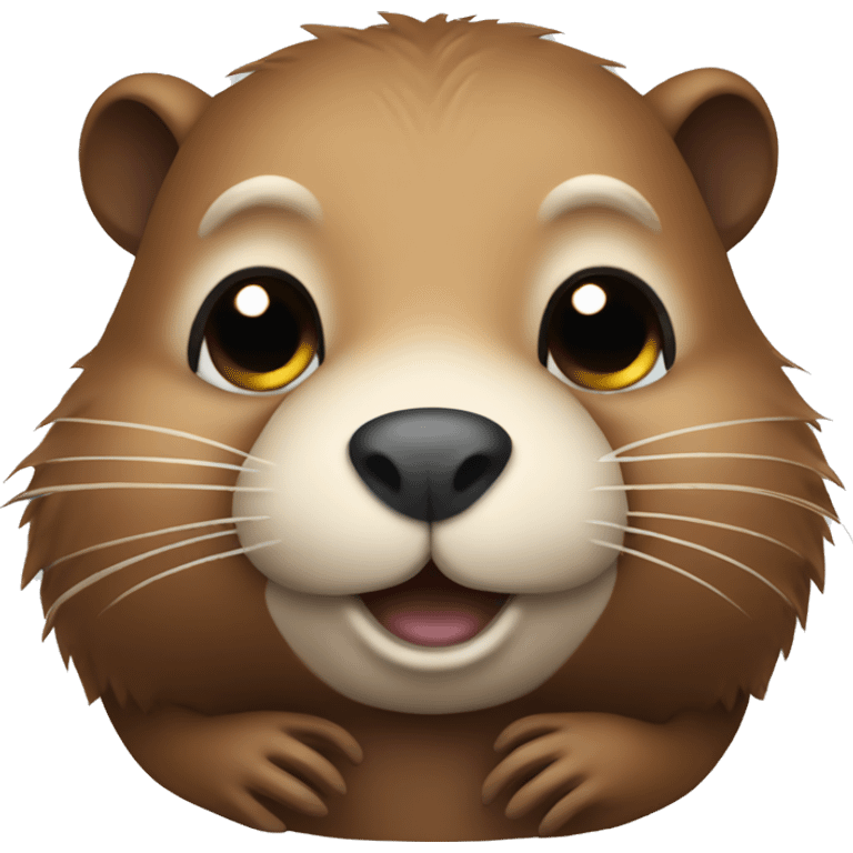 beaver being cute emoji