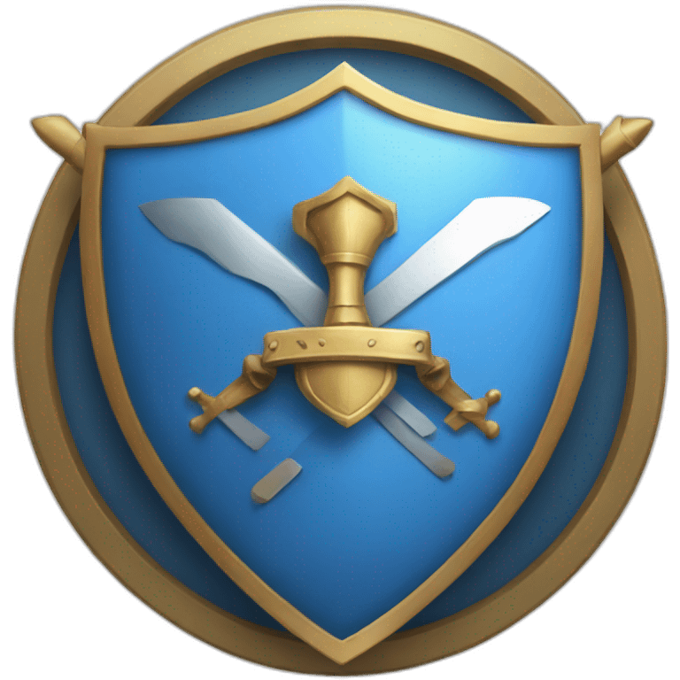 Blue moderator Shield  emoji