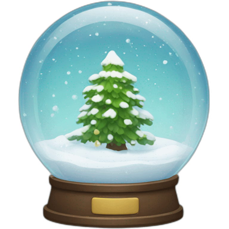 glass snow globe emoji