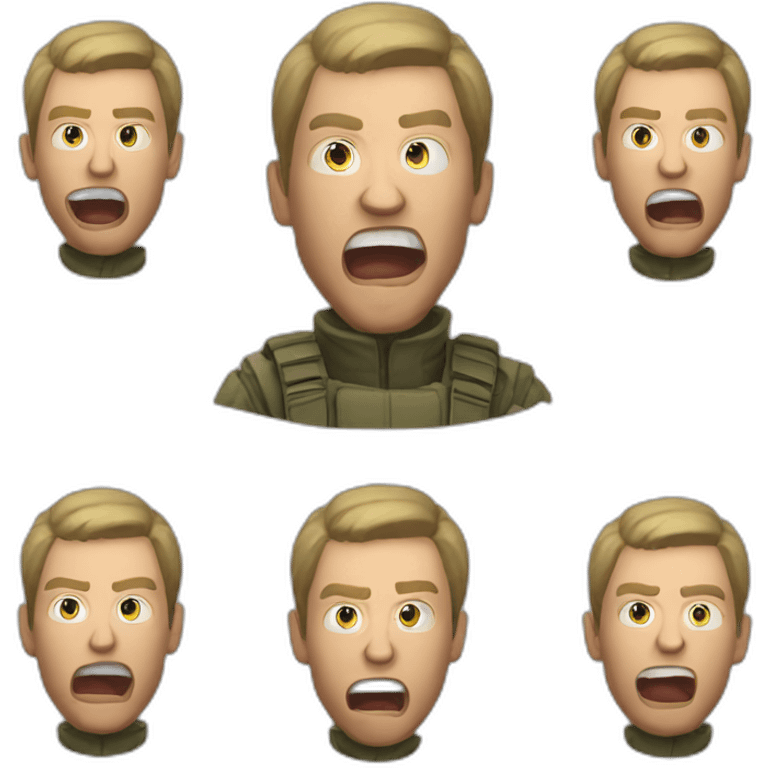 screaming russian counter strike player emoji