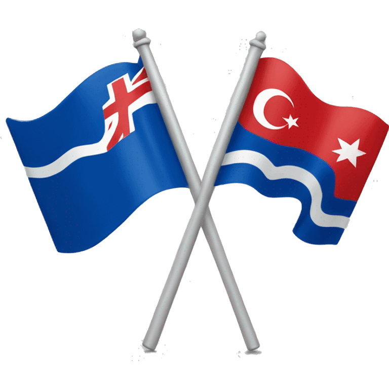 Icelandic and Turkish flag emoji