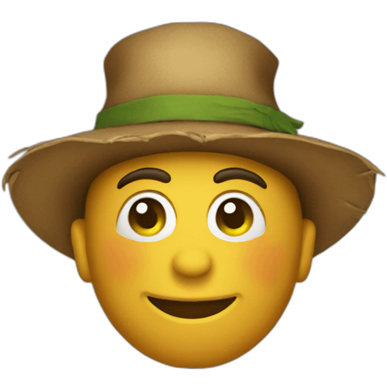 Scarecrow emoji