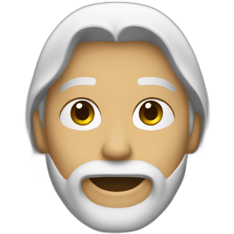 persona haciendo cristo en anillas emoji