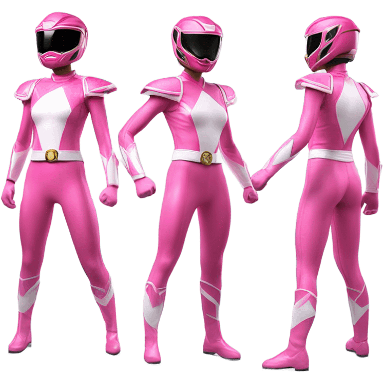 Pink power ranger emoji