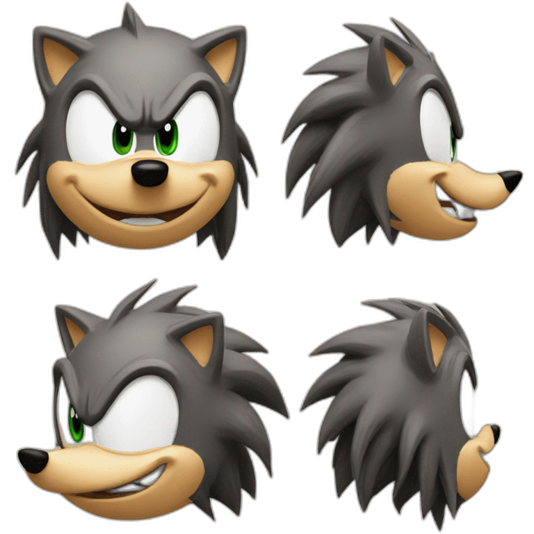 Sonic the edgehog emoji