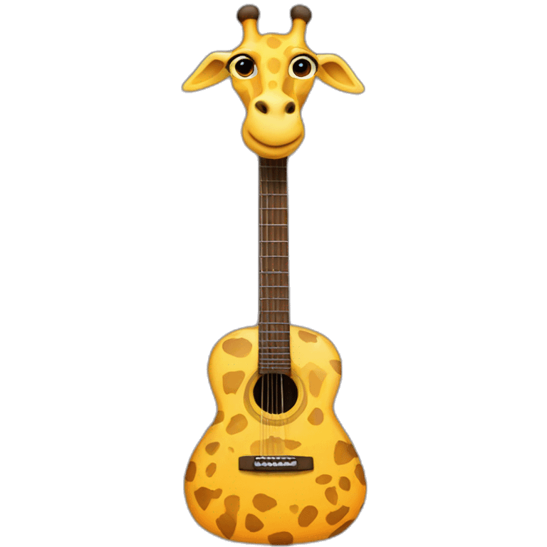 Guitar Giraffe emoji