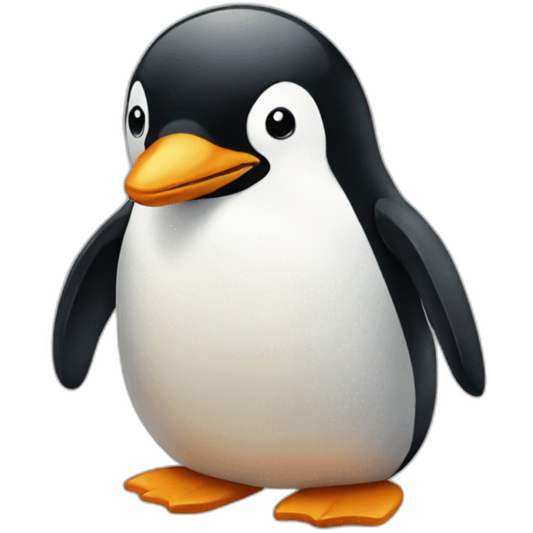 Beautiful penguin emoji