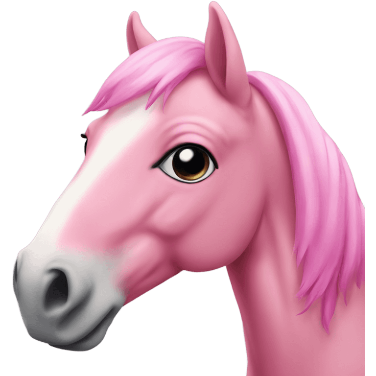 Pink horse emoji