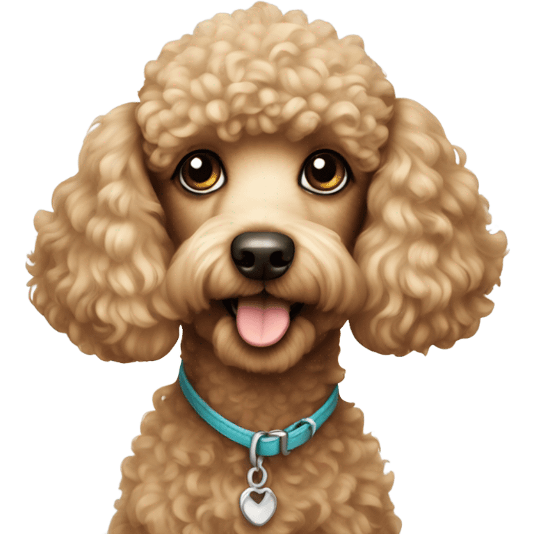 Dog poodle  emoji