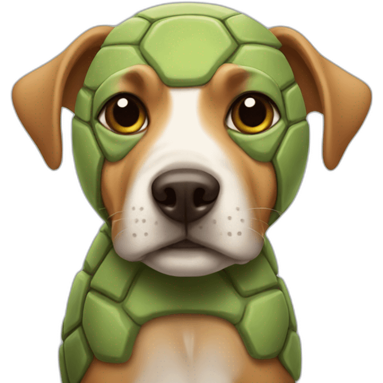 dog in a turtle emoji