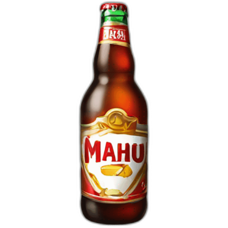 Botella de Mahou emoji