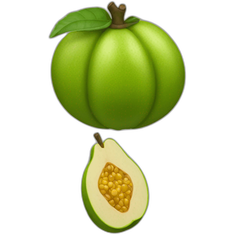 guayaba amarilla emoji