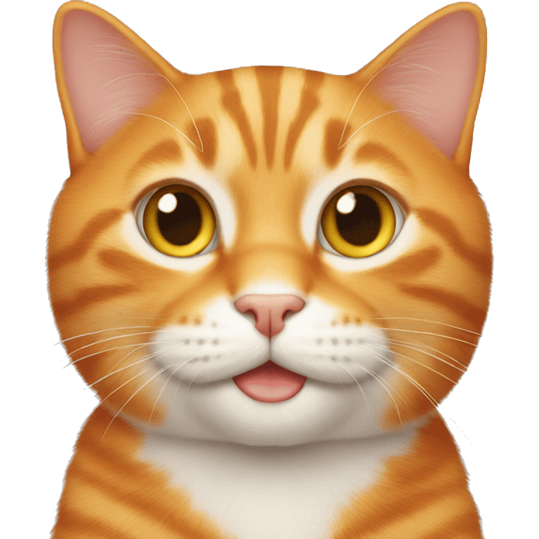 Orange cat emoji