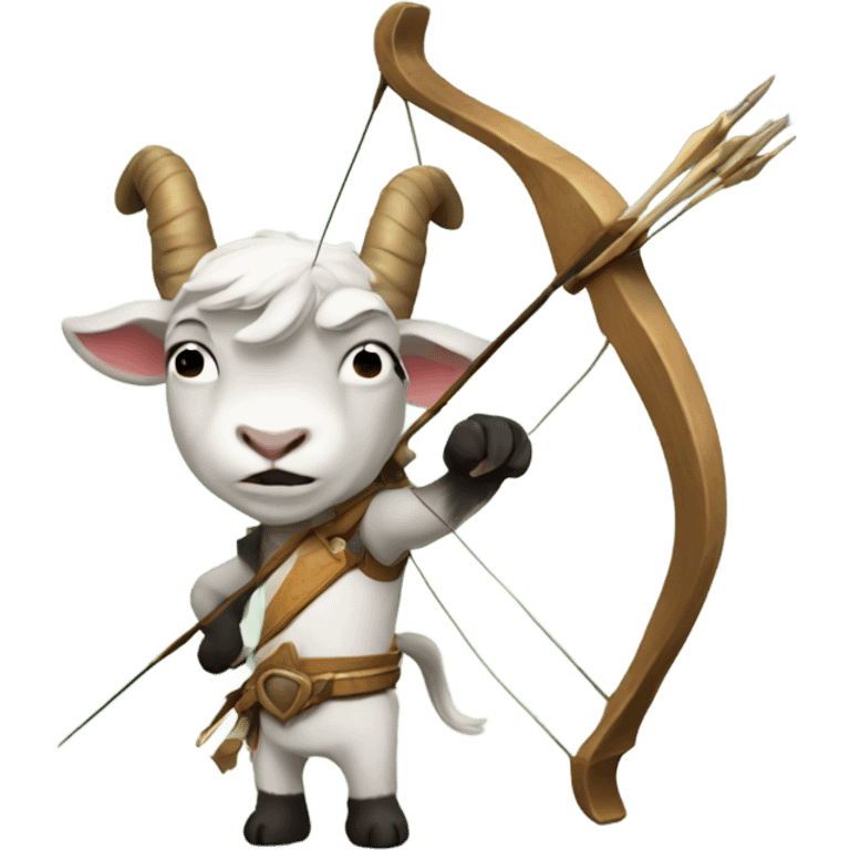 Goat archer emoji