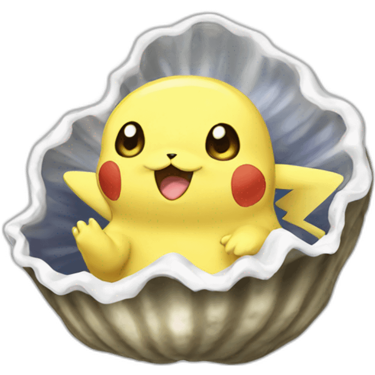 Oyster Pikachu  emoji