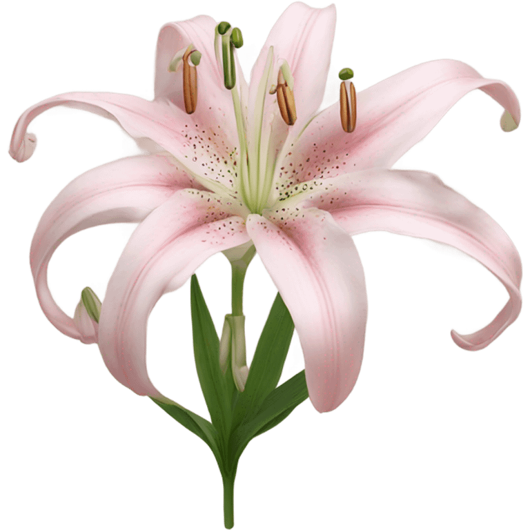 light pink lilium emoji