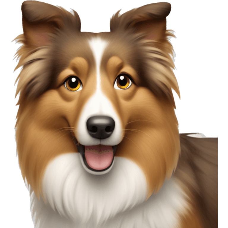 Shetland sheepdog emoji