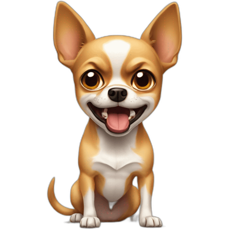 Furious chihuahua dog  emoji