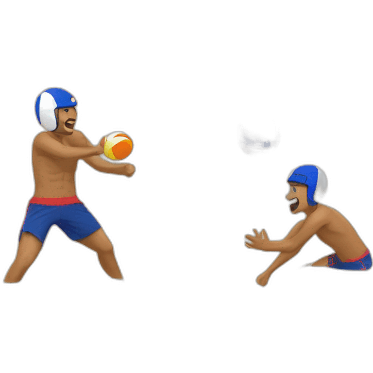 realistic beachvolley match emoji