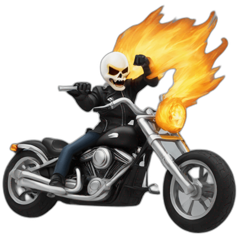 Ghost rider angry emoji