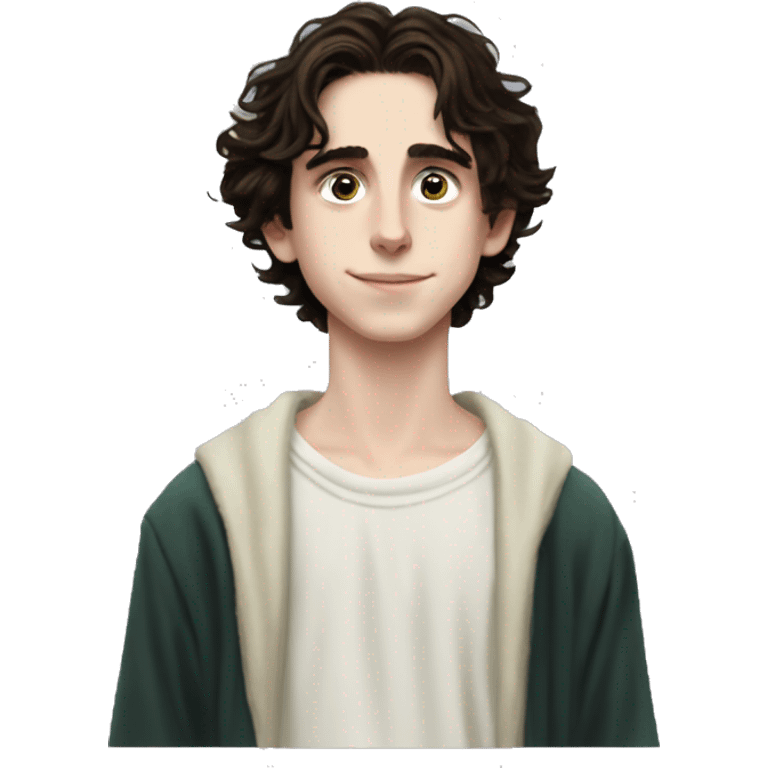 Timothée Chalamet and Spirited Away emoji