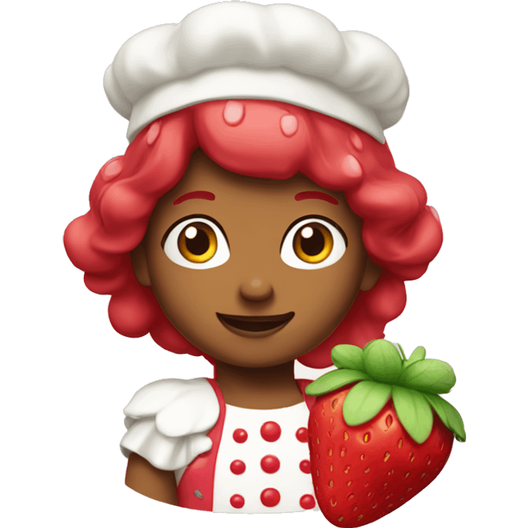 strawberry shortcake  emoji