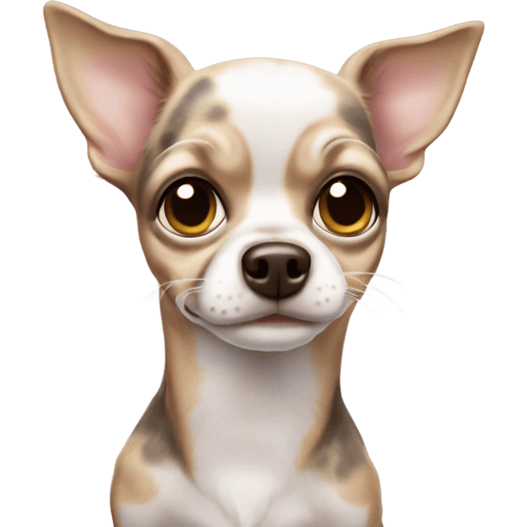 Merle chihuahua  emoji