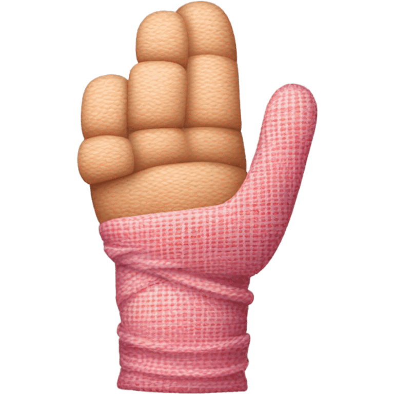 Wrapped thumb emoji