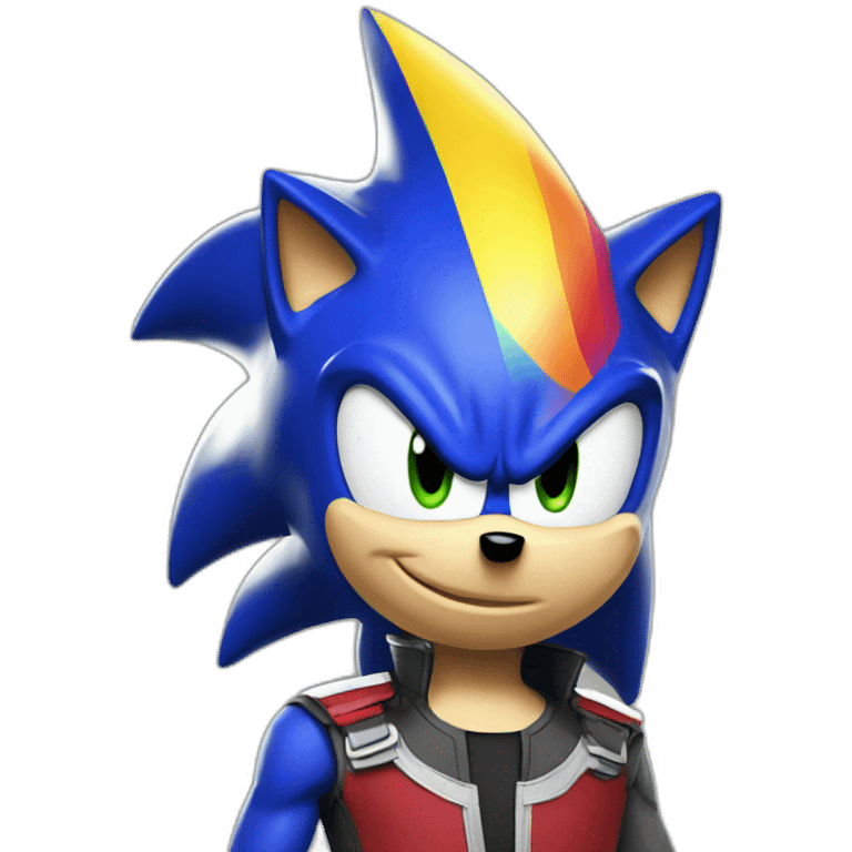 gay sonic emoji