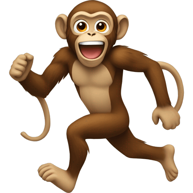 Monkey running  emoji