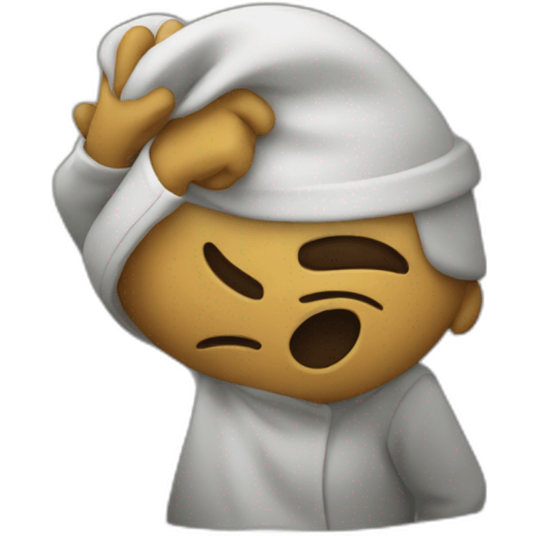 Une personne qui fait un Dab emoji