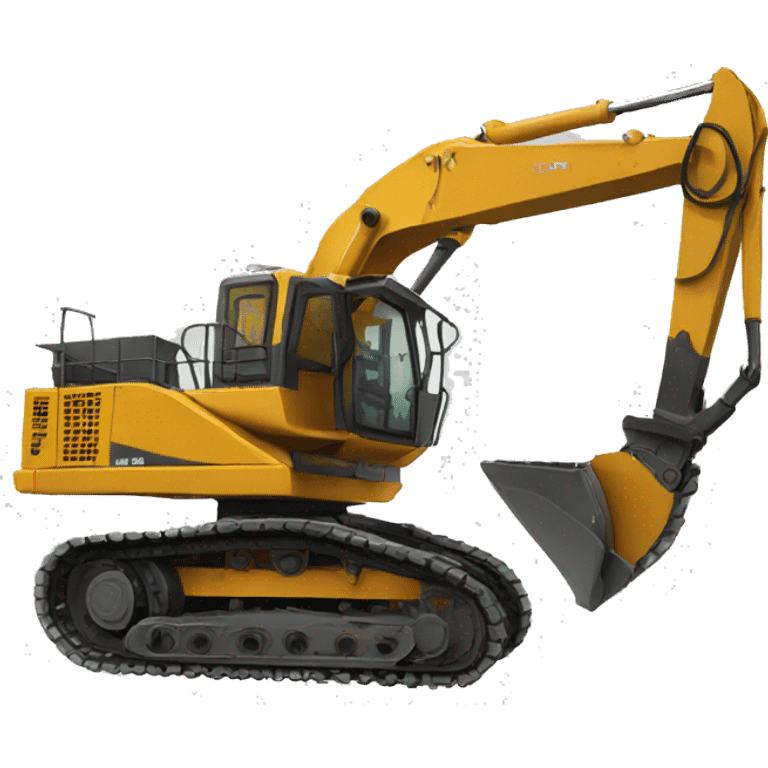 mining excavator emoji