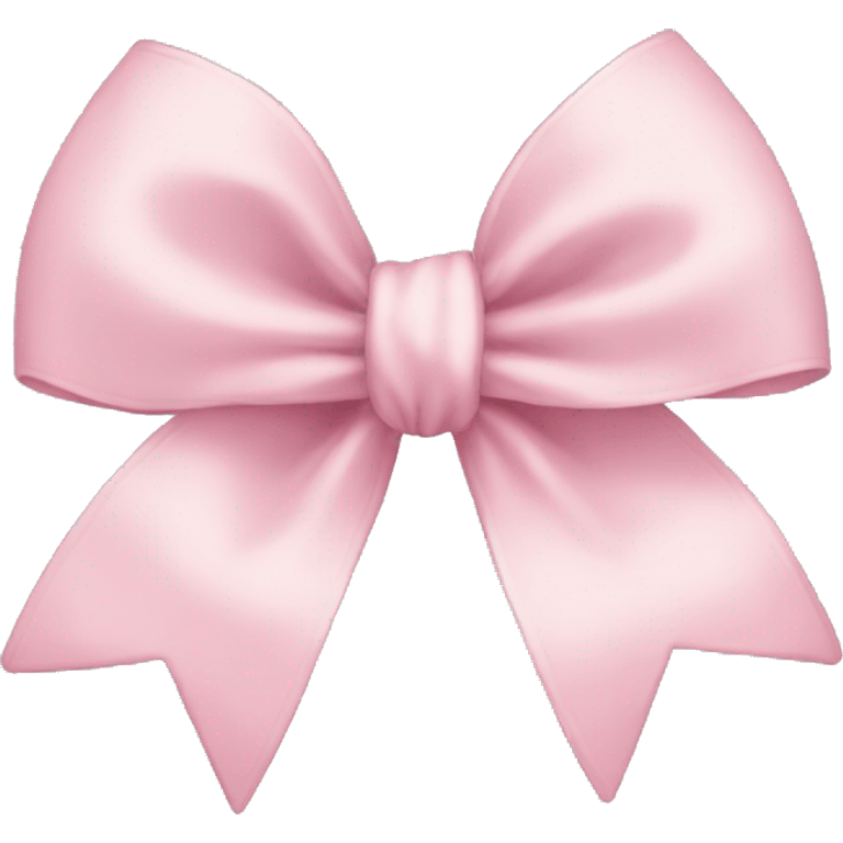 light pink bow emoji