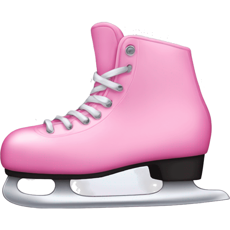 Pink ice skates  emoji