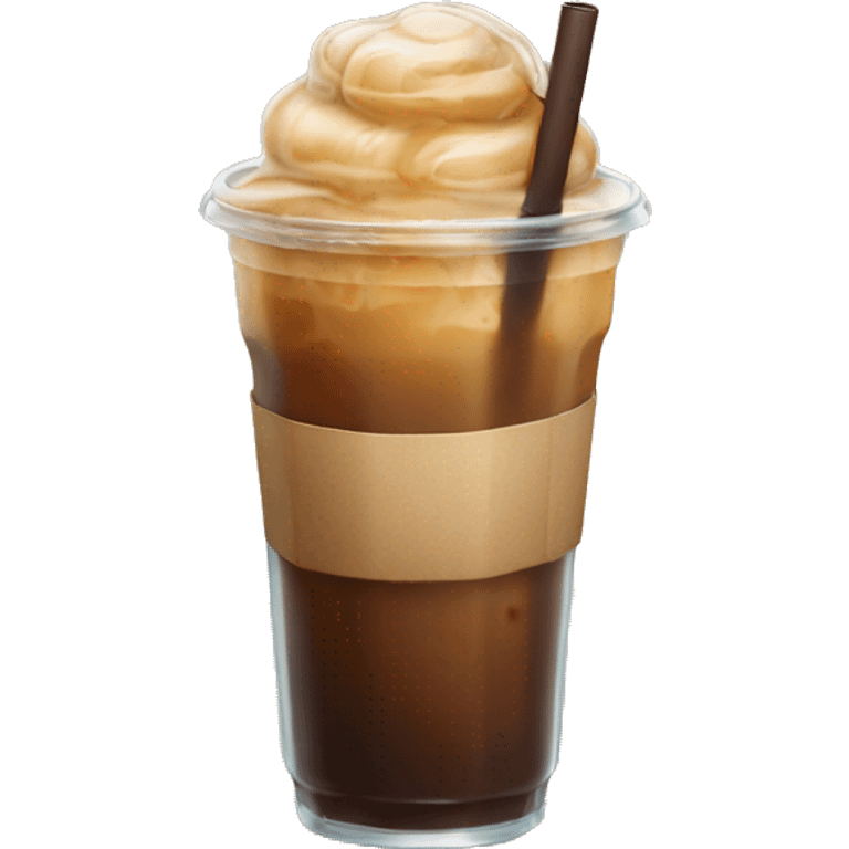 Iced coffee emoji