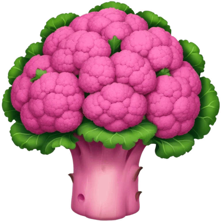 Pink broccoli  emoji